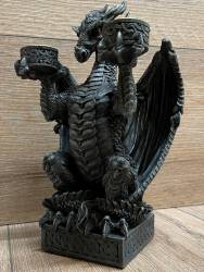 Kerzenständer - Drache als Kerzenhalter für 2 Kerzen