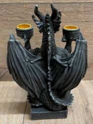 Kerzenständer - Drache als Kerzenhalter für 2 Kerzen