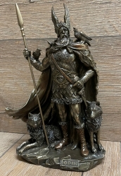 Statue - Odin der Allvater, stehend - nordischer Gott - Dekoration - Ritualbedarf