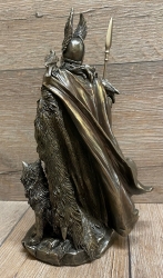Statue - Odin der Allvater, stehend - nordischer Gott - Dekoration - Ritualbedarf