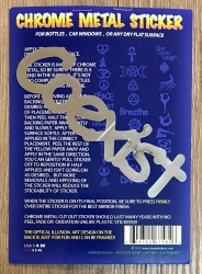 Chrome Aufkleber - Coexist