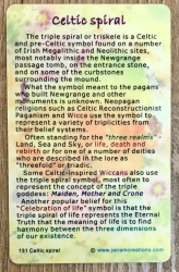 Taschen Altar - Keltische Spirale