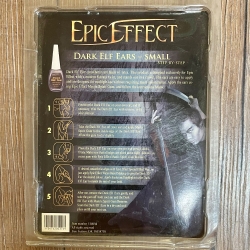 Epic Effect - Latex Applikation - Dunkel-Elfenohren klein - Ausverkauf