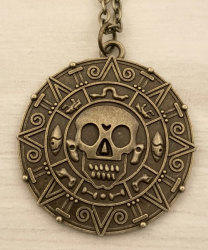 Kette - Piraten Medaille - Fluch der Karibik