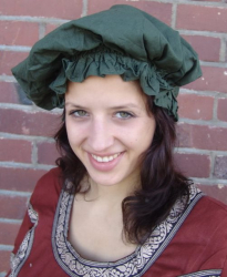 Kopfbedeckung LC - Haube für Damen mit Gummizug in verschiedenen Farben