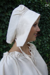 Kopfbedeckung LC - Haube für Damen (zum Schnüren) in verschiedenen Farben