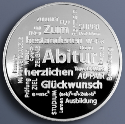 Fotomedaille - Dein Foto auf einer Medaille - 40mm - Feinsilberauflage - weitere Motive