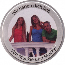 Fotomedaille - Dein Foto auf einer Medaille - 40mm - Feinsilberauflage - weitere Motive