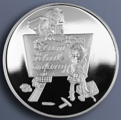 Fotomedaille - Dein Foto auf einer Medaille - 40mm - Feinsilberauflage - weitere Motive