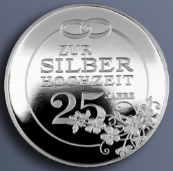 Fotomedaille - Dein Foto auf einer Medaille - 40mm - Feinsilberauflage - weitere Motive