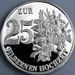 Fotomedaille - Dein Foto auf einer Medaille - 40mm - Feinsilberauflage - weitere Motive