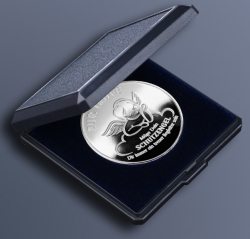 Fotomedaille - Dein Foto auf einer Medaille - 40mm - Feinsilberauflage - weitere Motive