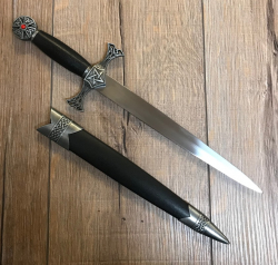 Waffen Deko - Dolch - Keltendolch mit Pentagramm - Länge 40cm